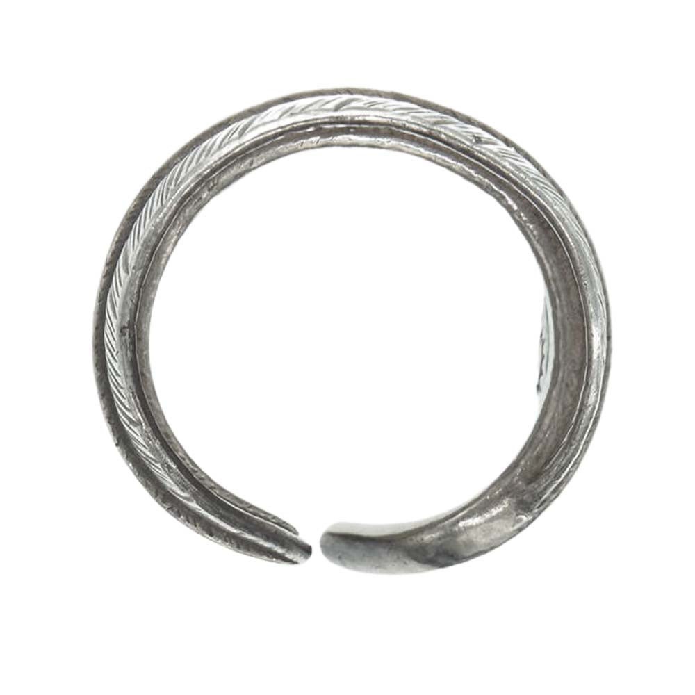WINGROCK ウィングロック FEATHER RING フェザーリング シルバー系【中古】
