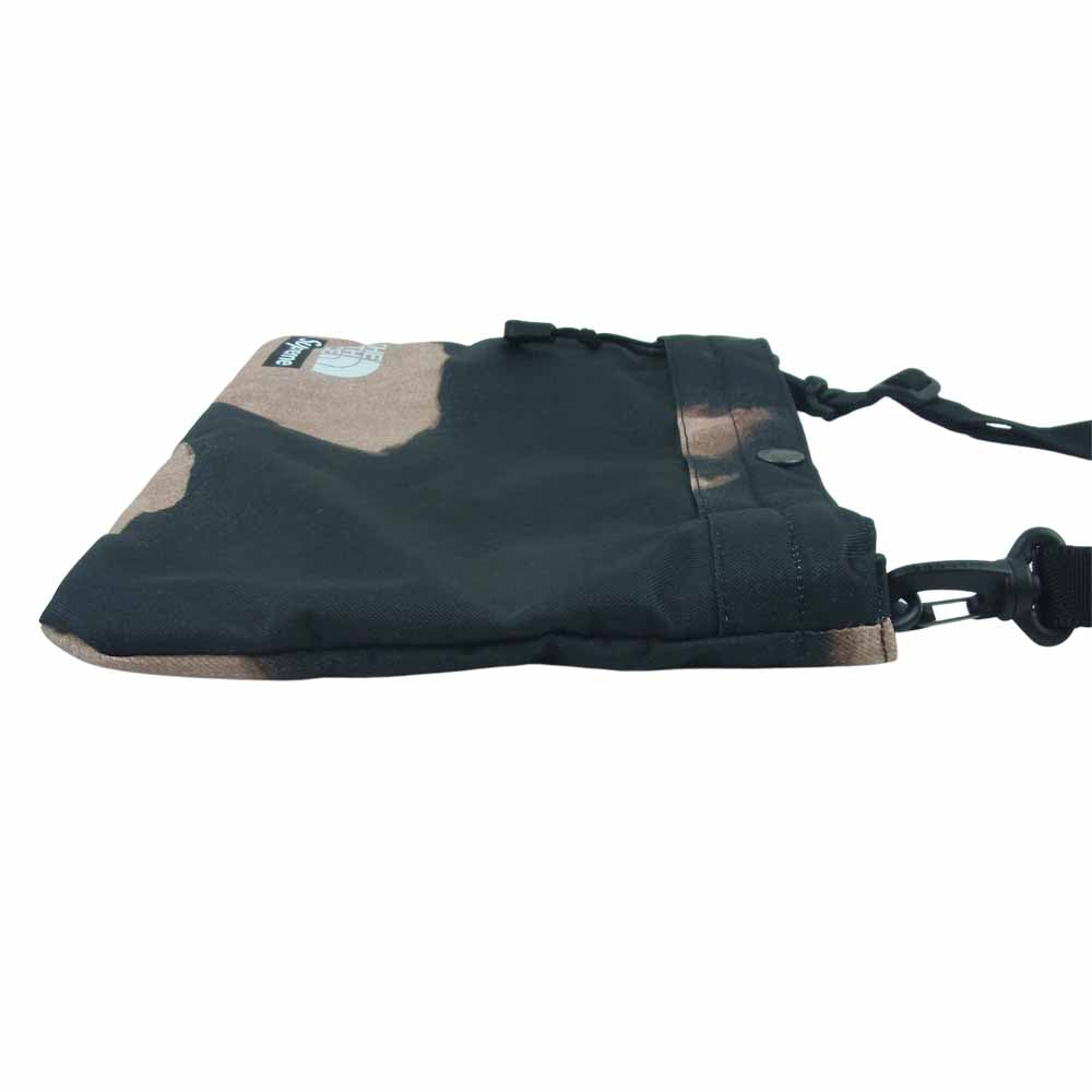 Supreme シュプリーム NM72154I THE NORTH FACE ノースフェイス Bleached Denim Print Shoulder Bag ショルダー バッグ ブラックブリーチデニムプリント 2.5L【新古品】【未使用】【中古】