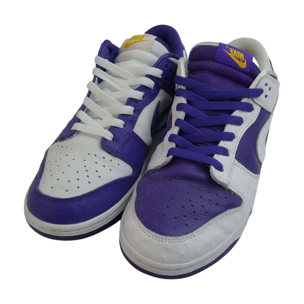 NIKE ナイキ DJ4636-100 WMNS DUNK LOW SE FLIP THE OLD SCHOOL ウィメンズ ダンク ロー パープル系 ホワイト系 28.5cm【中古】