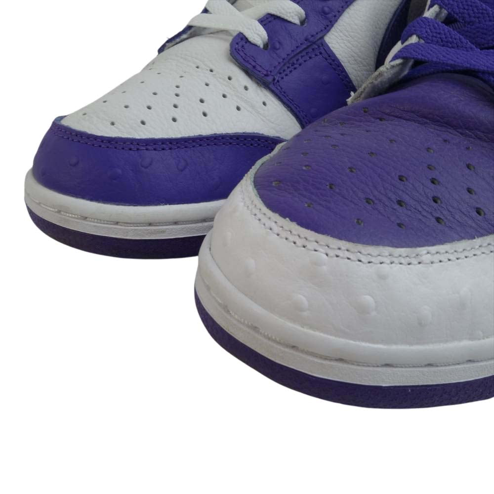 NIKE ナイキ DJ4636-100 WMNS DUNK LOW SE FLIP THE OLD SCHOOL ウィメンズ ダンク ロー パープル系 ホワイト系 28.5cm【中古】