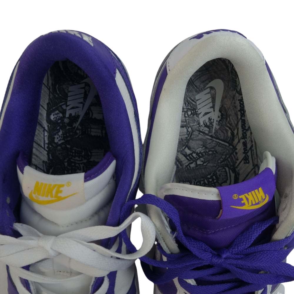 NIKE ナイキ DJ4636-100 WMNS DUNK LOW SE FLIP THE OLD SCHOOL ウィメンズ ダンク ロー パープル系 ホワイト系 28.5cm【中古】
