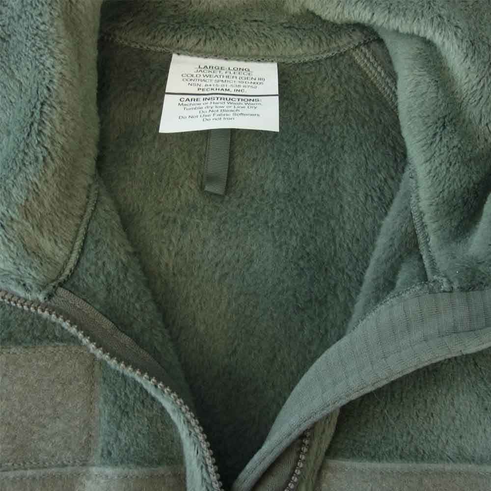 エクワックス 10年製 JACKET FLEECE COLD WEATHER (GEN III) フリース ジャケット カーキ系 L【極上美品】【中古】