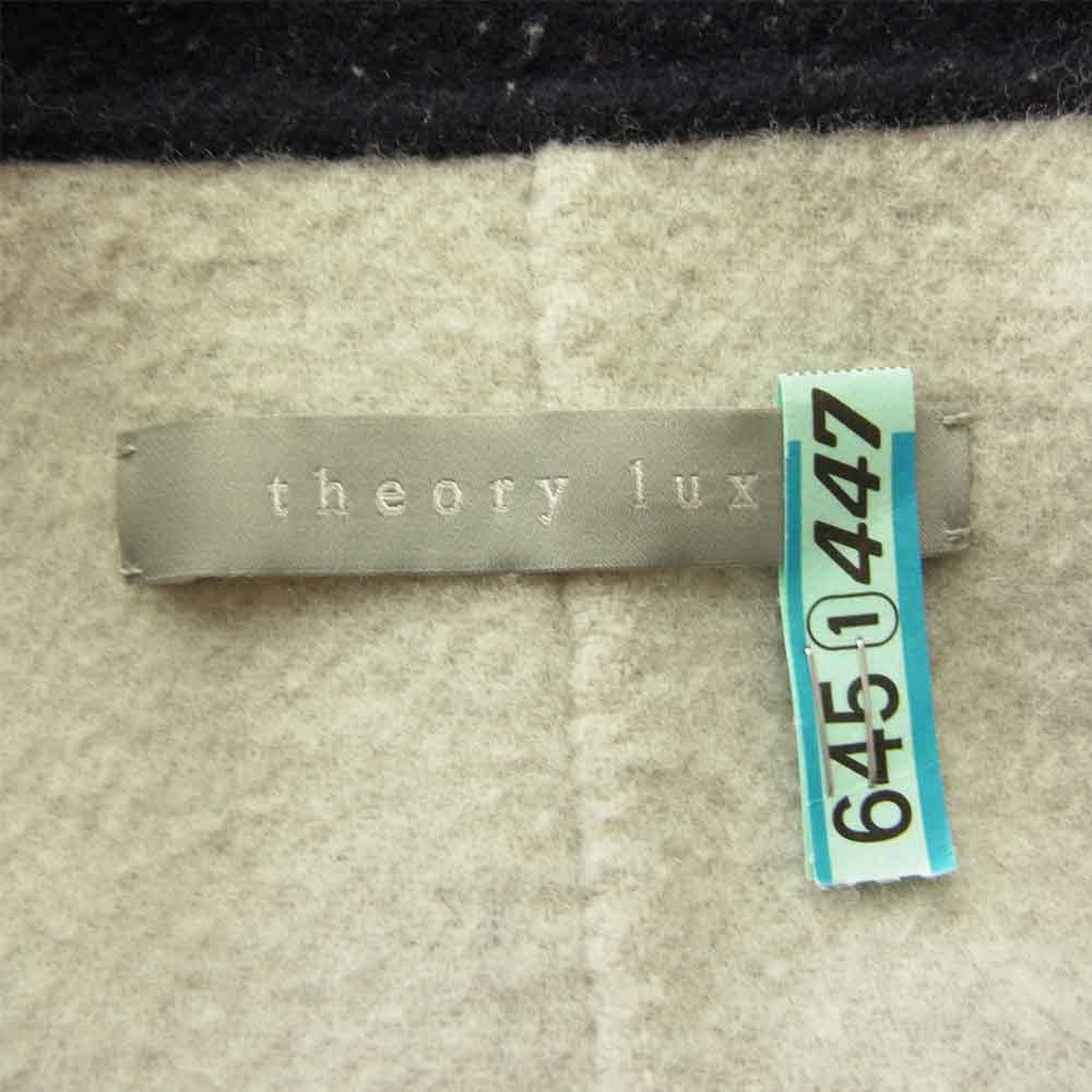 theory セオリー LUXE ウール チェスター コート ネイビー系 38【中古】