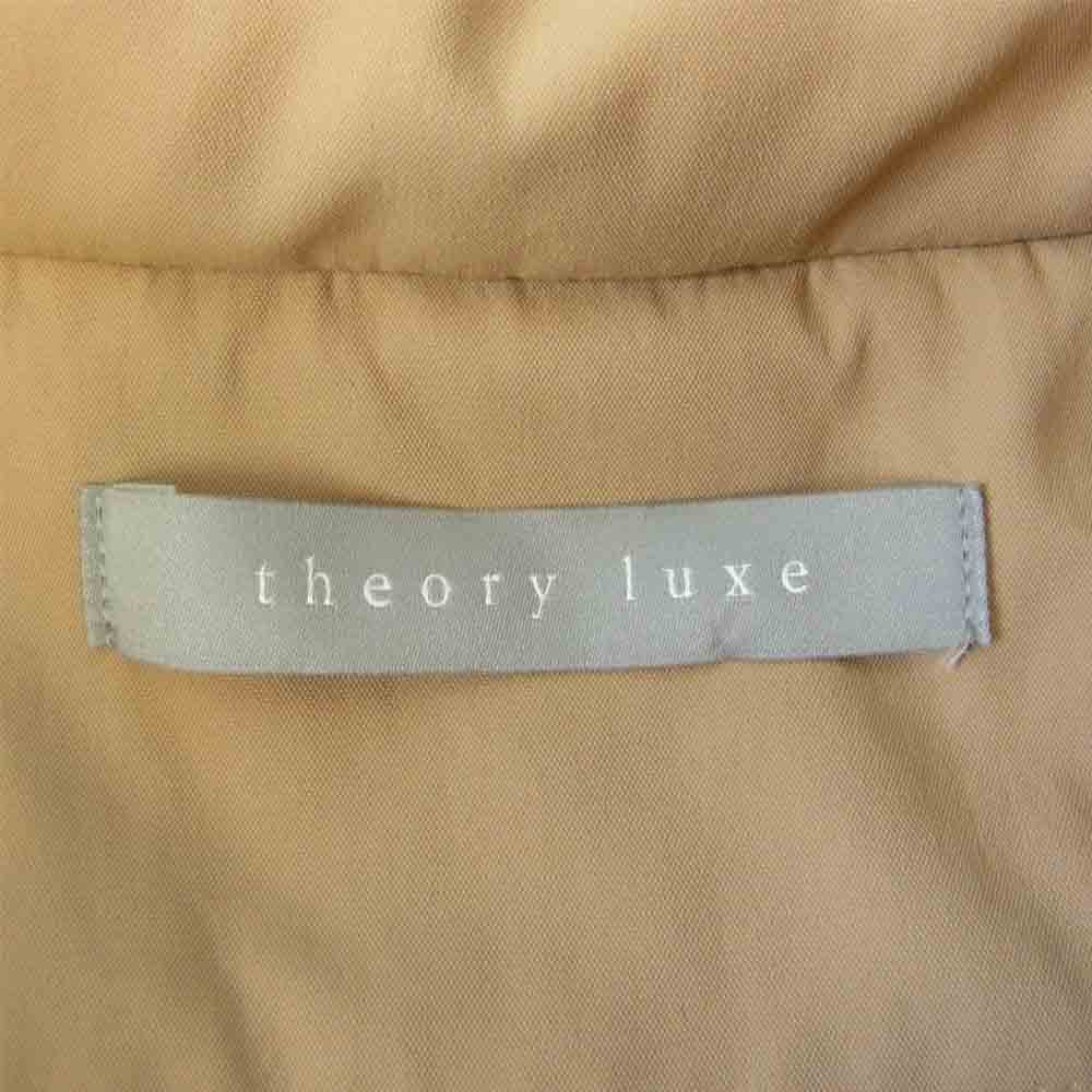 theory セオリー LUXE LIGHT.TAFFTA SHOKA ライナー付き タフタ コート ベージュ系 38【中古】