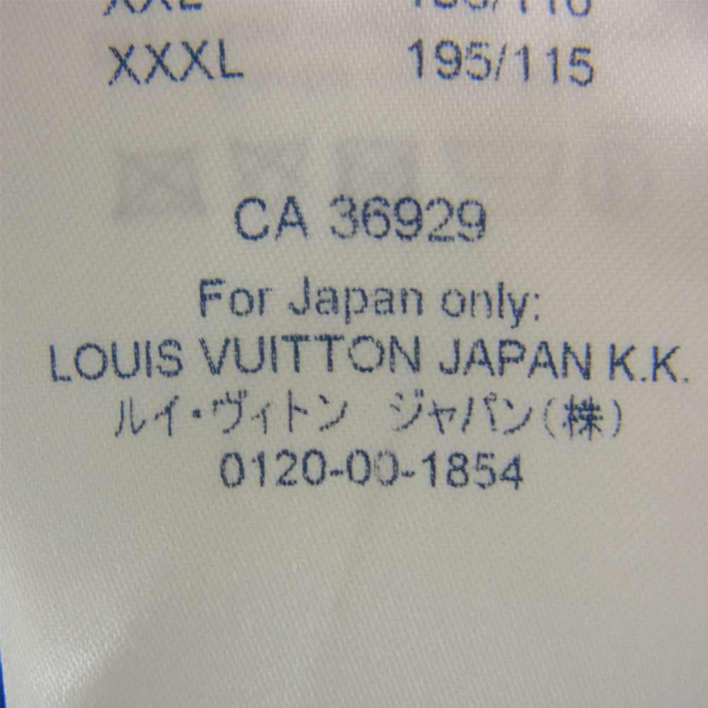 LOUIS VUITTON ルイ・ヴィトン 20AW 1A89U4 国内正規品 20AW クラウド プリント 半袖 Tシャツ ブルー系 XL【中古】