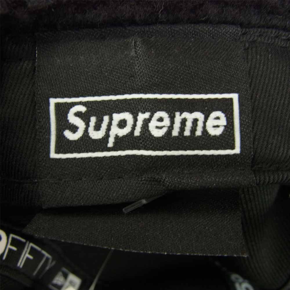 Supreme シュプリーム 21AW Earflap Box Logo New Era Capイアーフラップ ボックス ロゴ ニュー エラ キャップ ブラック系 61.5㎝【新古品】【未使用】【中古】