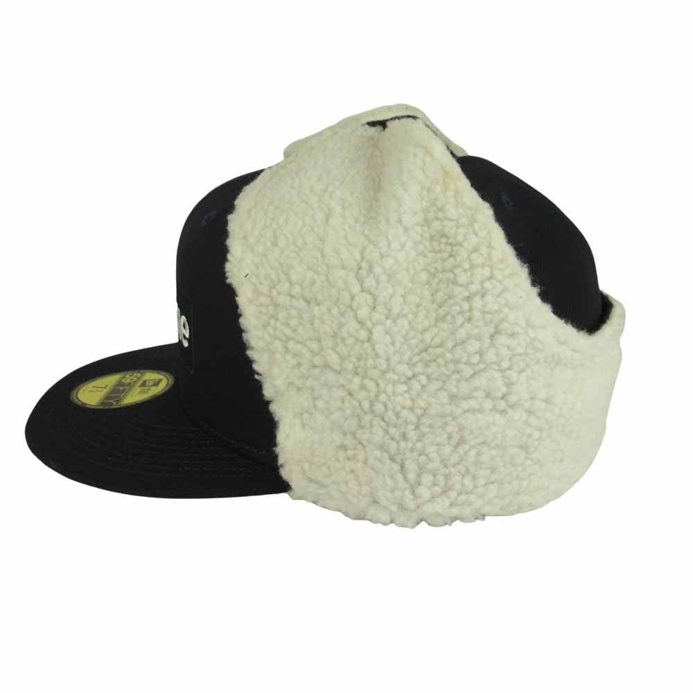Supreme シュプリーム 21AW Earflap Box Logo New Era Capイアーフラップ ボックス ロゴ ニュー エラ キャップ ブラック系 61.5㎝【新古品】【未使用】【中古】