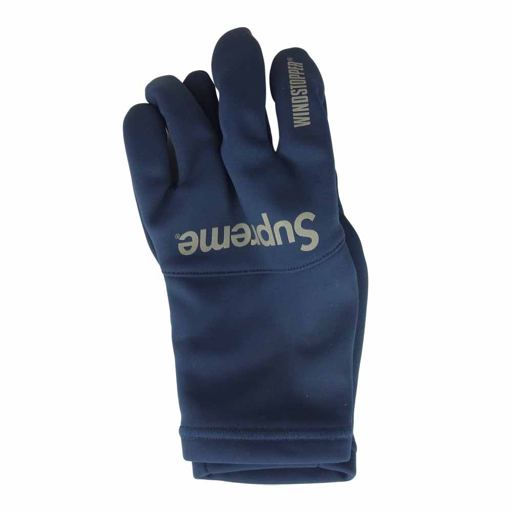 Supreme シュプリーム 21AW WINDSTOPPER Gloves ウィンドストッパー グローブ ネイビー系【新古品】【未使用】【中古】