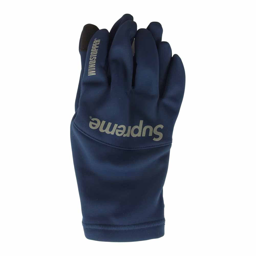 Supreme シュプリーム 21AW WINDSTOPPER Gloves ウィンドストッパー グローブ ネイビー系【新古品】【未使用】【中古】