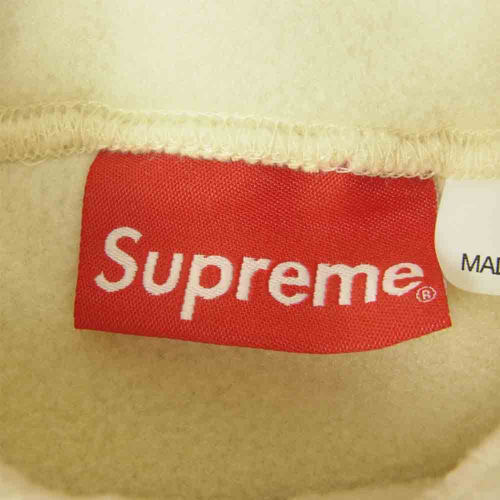 Supreme シュプリーム 20AW FW21SW19 Polartec Hooded Sweatshirt ポーラテック フリース プルオーバー パーカー オフホワイト系 M【新古品】【未使用】【中古】