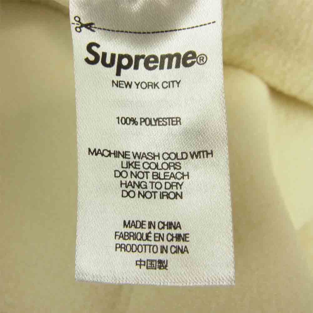 Supreme シュプリーム 20AW FW21SW19 Polartec Hooded Sweatshirt ポーラテック フリース プルオーバー パーカー オフホワイト系 M【新古品】【未使用】【中古】