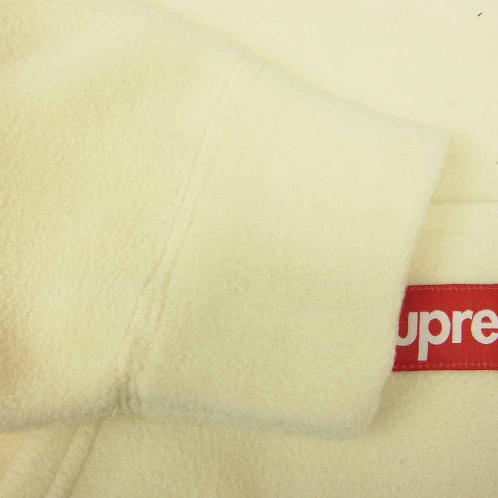 Supreme シュプリーム 20AW FW21SW19 Polartec Hooded Sweatshirt ポーラテック フリース プルオーバー パーカー オフホワイト系 M【新古品】【未使用】【中古】