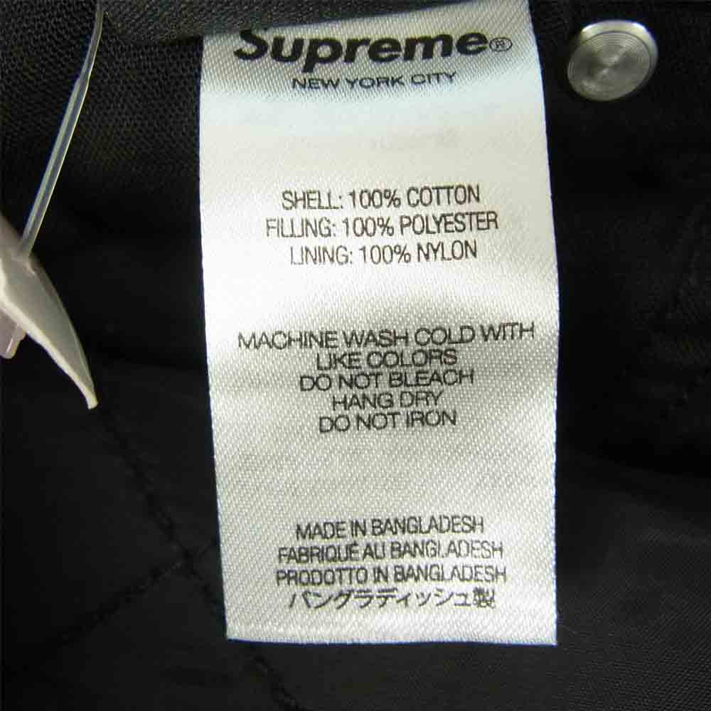 Supreme シュプリーム 21AW P70F21MR9 Dickies Quilted Denim Work Pant ディッキーズ キルト デニム ワーク パンツ ブラック系 30【新古品】【未使用】【中古】