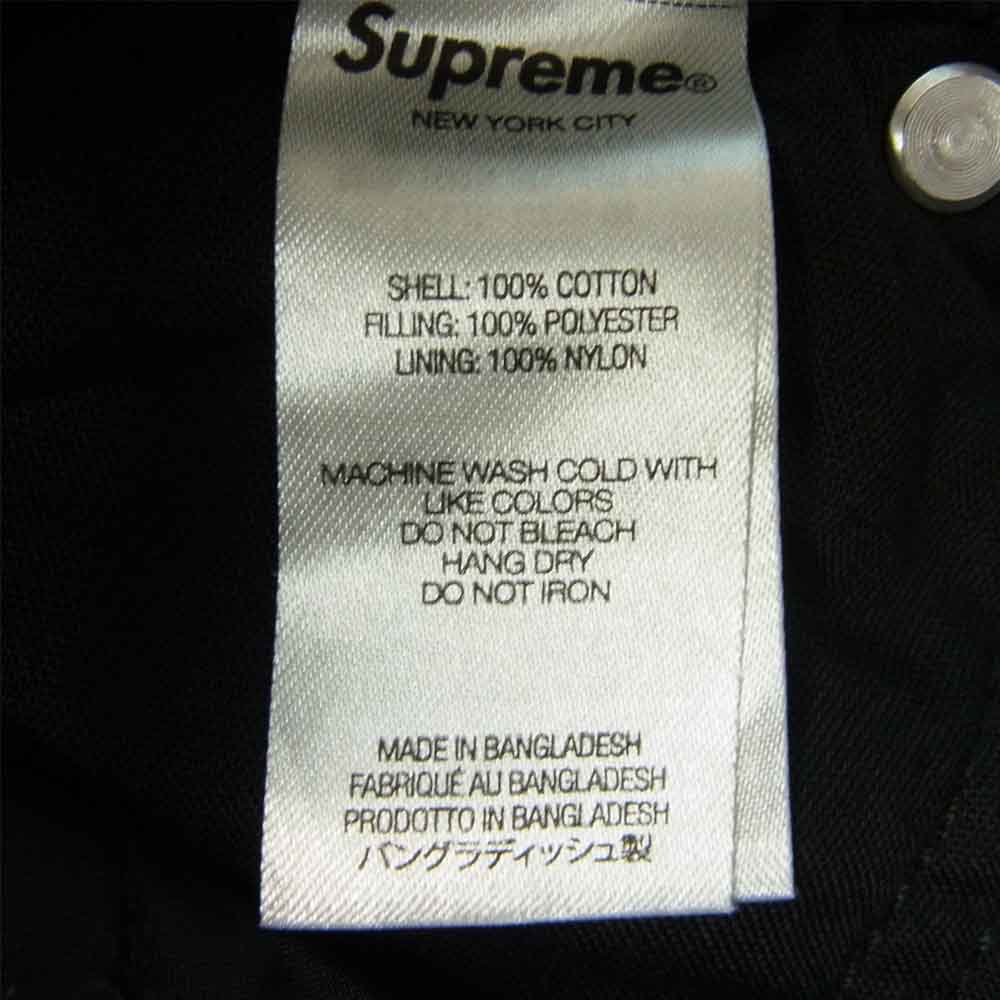 Supreme シュプリーム 21AW P70F21MR9 Dickies Quilted Denim Work Pant ディッキーズ キルト デニム ワーク パンツ ブラック系 30【新古品】【未使用】【中古】