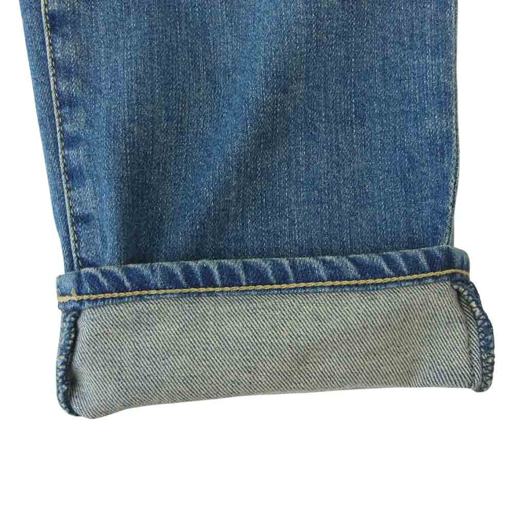 HYSTERIC GLAMOUR ヒステリックグラマー 02213AP08 RSC加工 10.25oz リヨセル ストレッチ スリム デニム パンツ インディゴブルー系 32【美品】【中古】