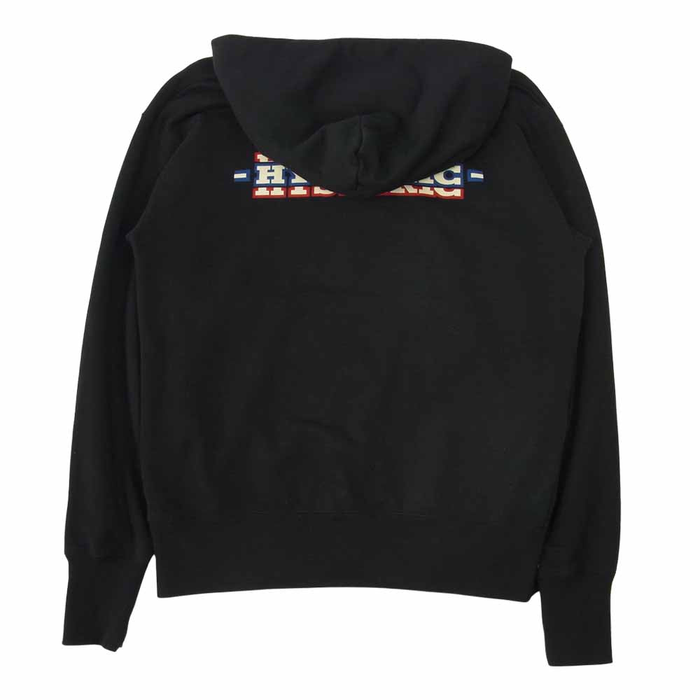 HYSTERIC GLAMOUR ヒステリックグラマー 02213CF10 VIXEN GIRL オーバーサイズ 裏毛 パーカー ブラック系 M【美品】【中古】