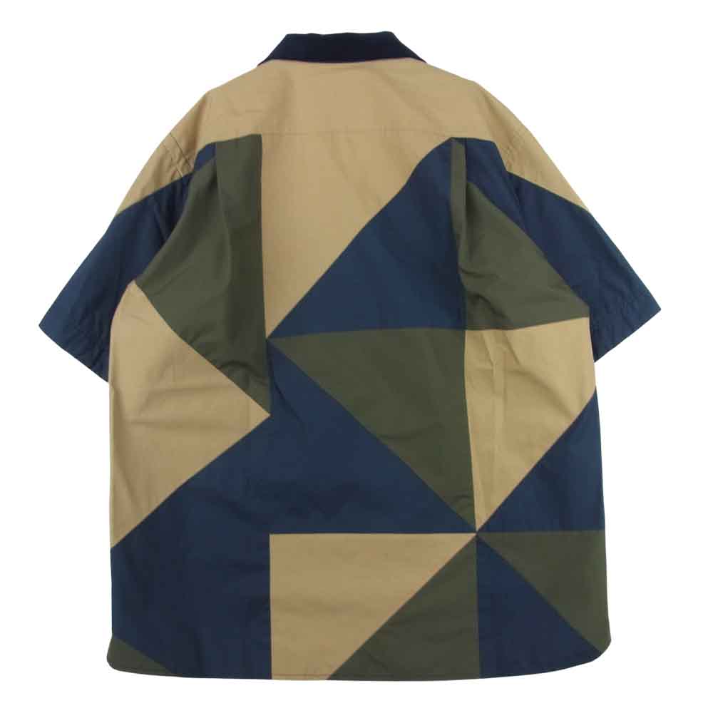 Sacai サカイ 21SS 21-02448M Solid Mix Shirt Hank Willis Thomas ソリッド ミックス シャツ ジャケット マルチカラー系 2【中古】