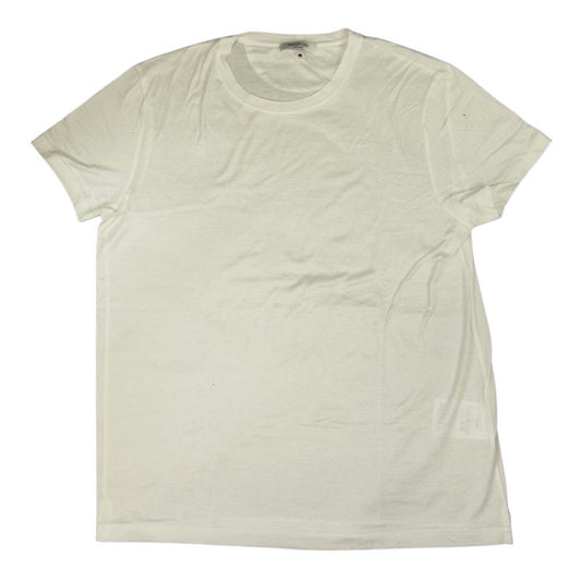VALENTINO ヴァレンティノ ロックスタッズ クルーネック 半袖 Tシャツ  ホワイト系 S【中古】