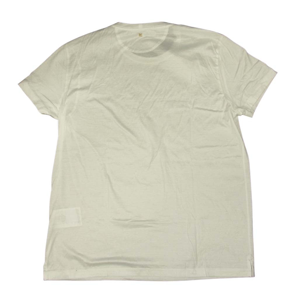 VALENTINO ヴァレンティノ ロックスタッズ クルーネック 半袖 Tシャツ  ホワイト系 S【中古】
