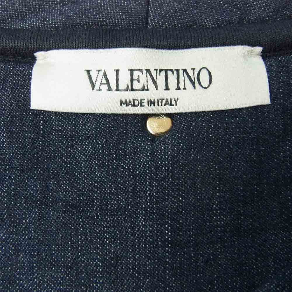 VALENTINO ヴァレンティノ KV0MF02M38R ロックスタッズ デニム ボンディング スウェット インディゴブルー系 M【中古】