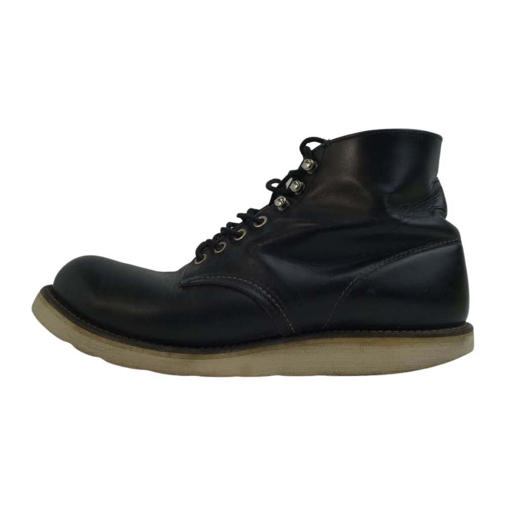 RED WING レッドウィング 四角犬タグ 8165 6 CLASSIC ROUND クラシック ラウンド ブーツ ブラック系 9D【中古】