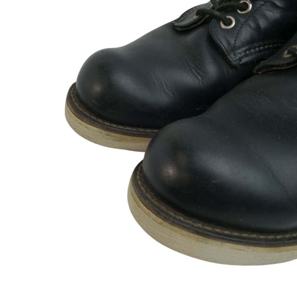 RED WING レッドウィング 四角犬タグ 8165 6 CLASSIC ROUND クラシック ラウンド ブーツ ブラック系 9D【中古】