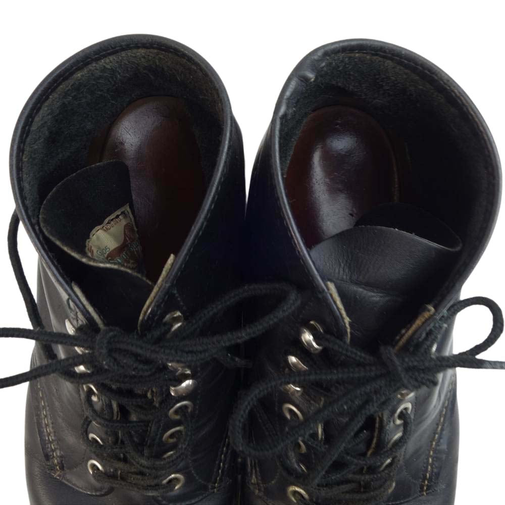 RED WING レッドウィング 四角犬タグ 8165 6 CLASSIC ROUND クラシック ラウンド ブーツ ブラック系 9D【中古】