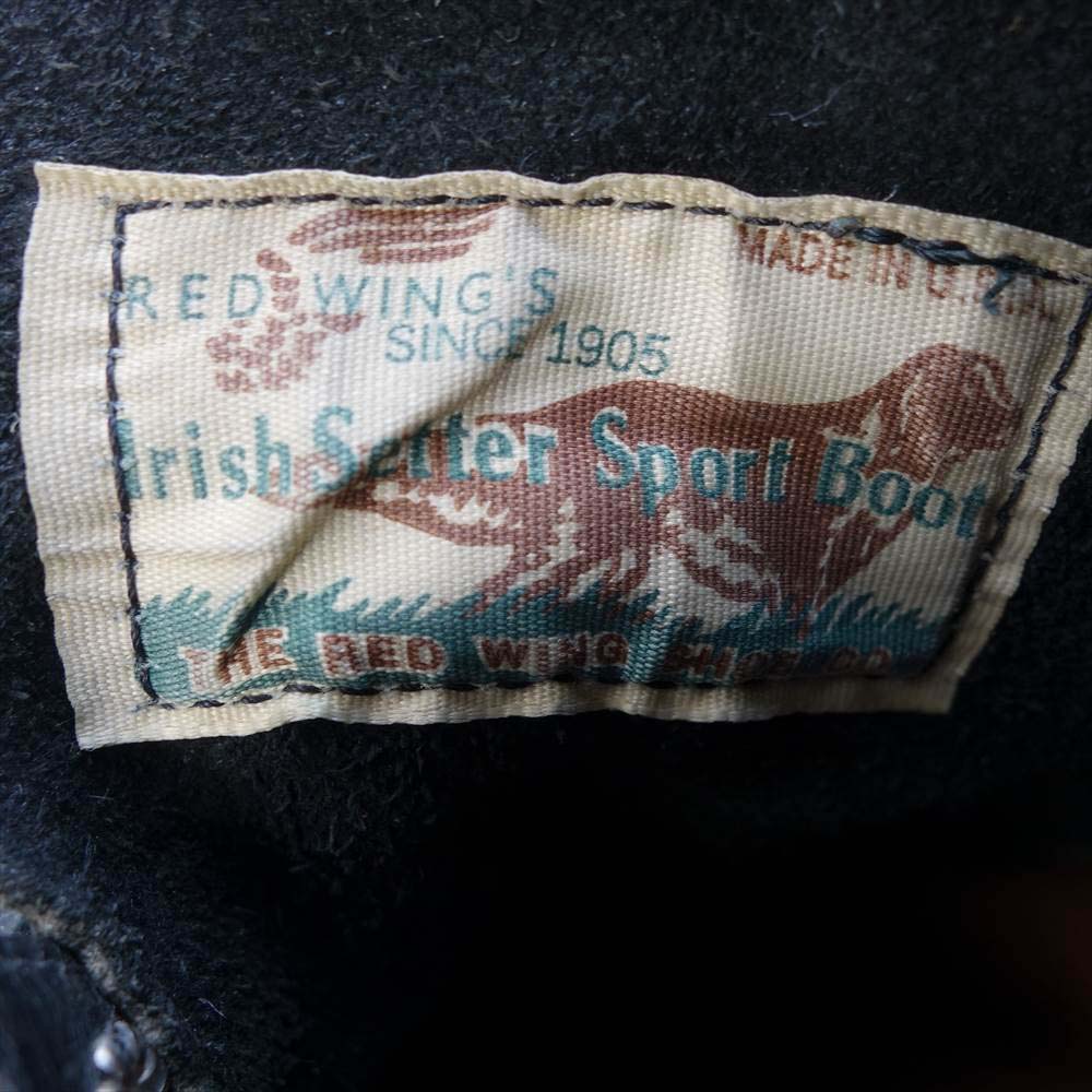RED WING レッドウィング 四角犬タグ 8165 6 CLASSIC ROUND クラシック ラウンド ブーツ ブラック系 9D【中古】