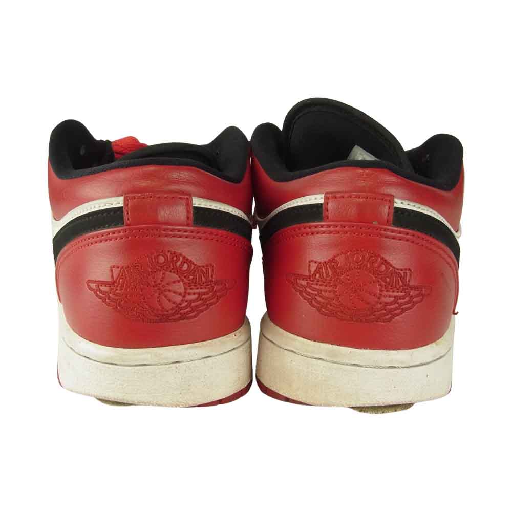 NIKE ナイキ 553558-116 AIR JORDAN 1 エア ジョーダン LOW Black Toe スニーカー マルチカラー系 26㎝【中古】