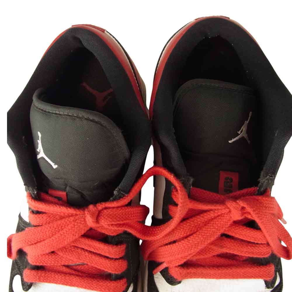 NIKE ナイキ 553558-116 AIR JORDAN 1 エア ジョーダン LOW Black Toe スニーカー マルチカラー系 26㎝【中古】