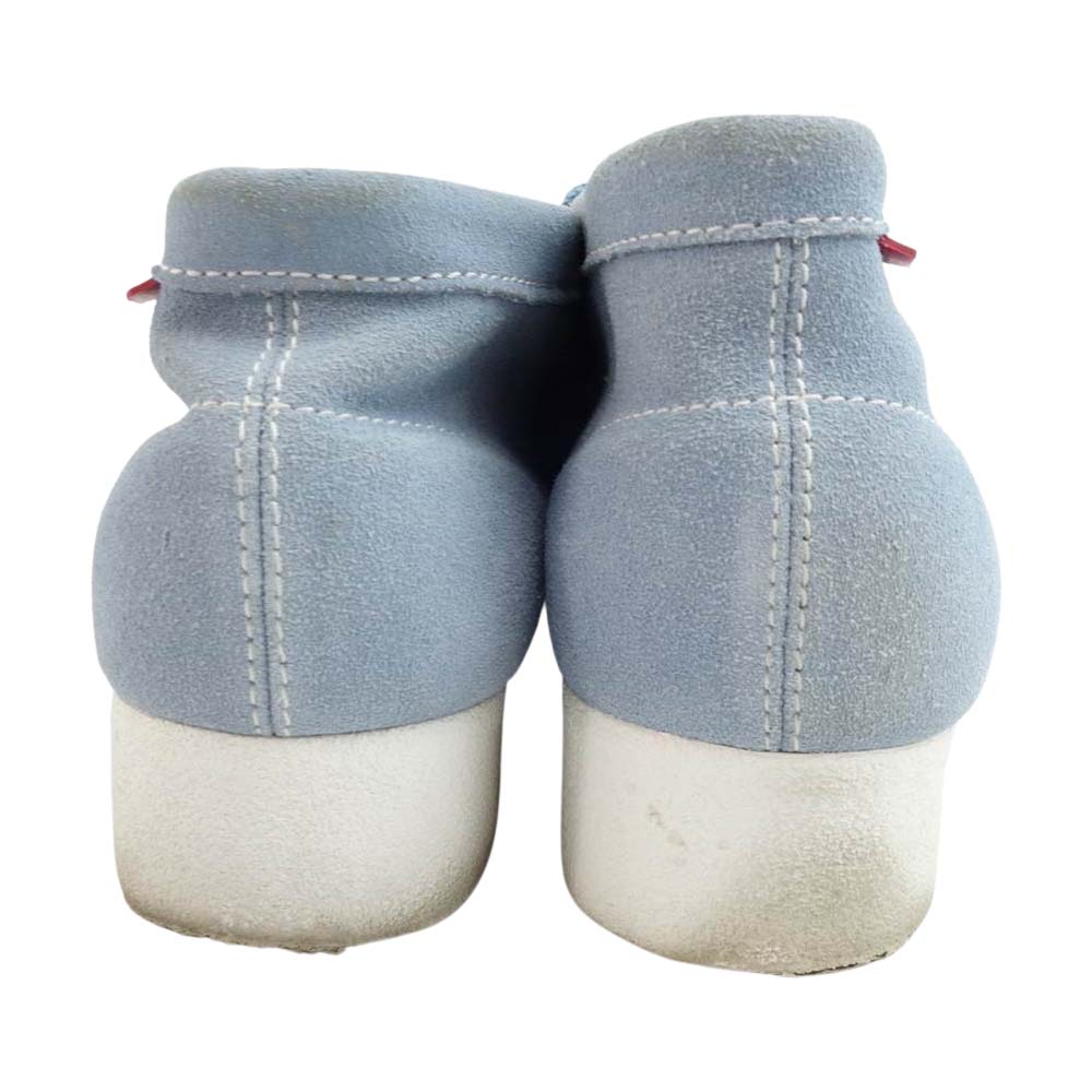 Clarks クラークス 30563 スエード ワラビー シューズ BLUE/WHITE 8.5 M【中古】
