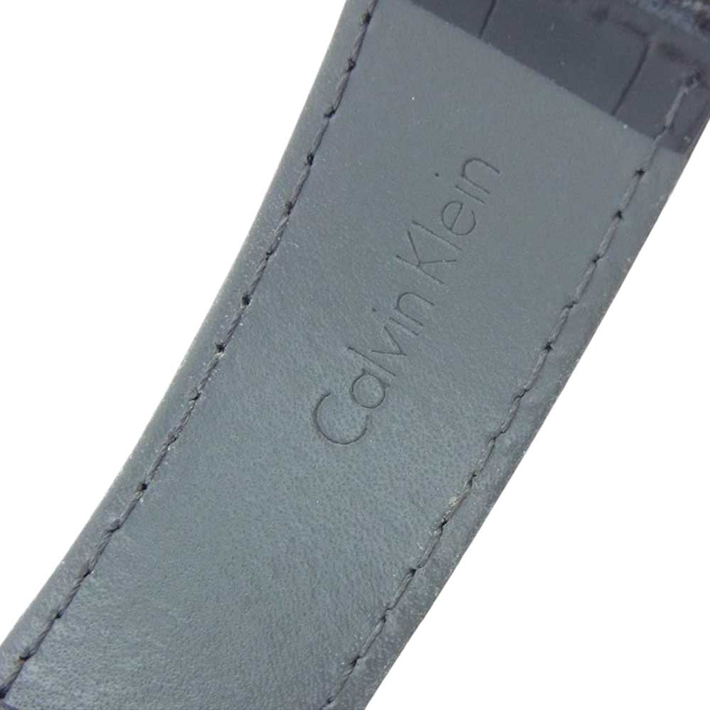 カルバンクライン スイス製 K5S 311 クオーツ デイト 腕時計 ブラック系【中古】