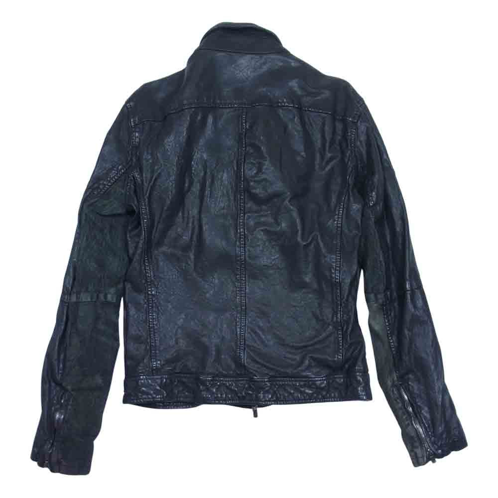 キャシージェーン CJL125 レザー シングル ライダース ジャケット ブラック系 1【中古】