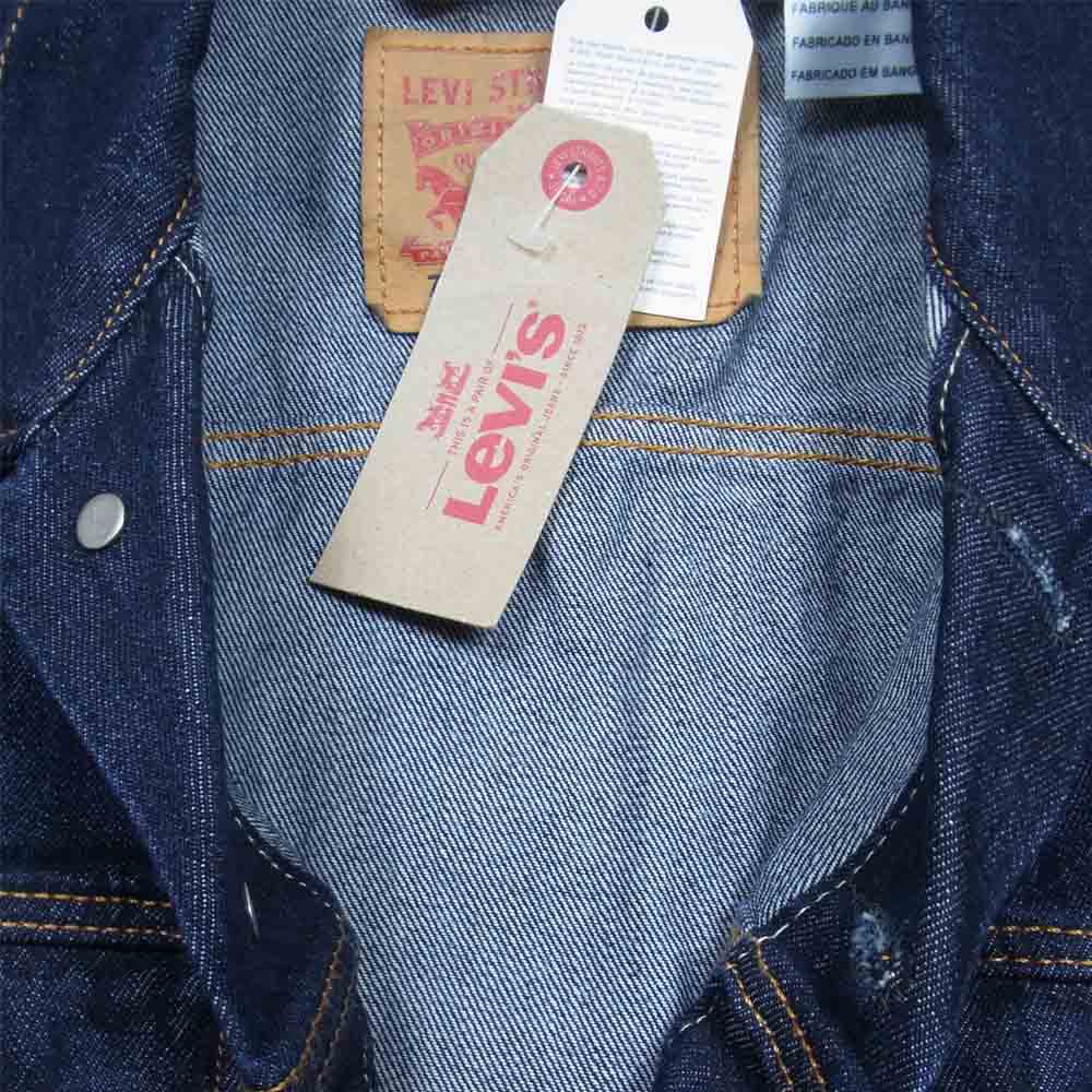 Levi's リーバイス 72334-0134 14.5oz TRUCKER DENIM JACKET 3rd トラッカー デニム ジャケット インディゴブルー系 S【新古品】【未使用】【中古】