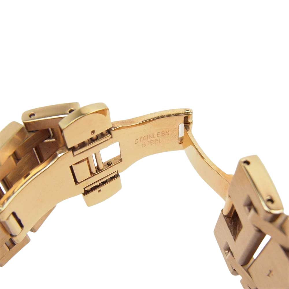 VERSACE ヴェルサーチ VEM800318 キャラクタークロノ クロノグラフ クオーツ 腕時計 ゴールド系【中古】