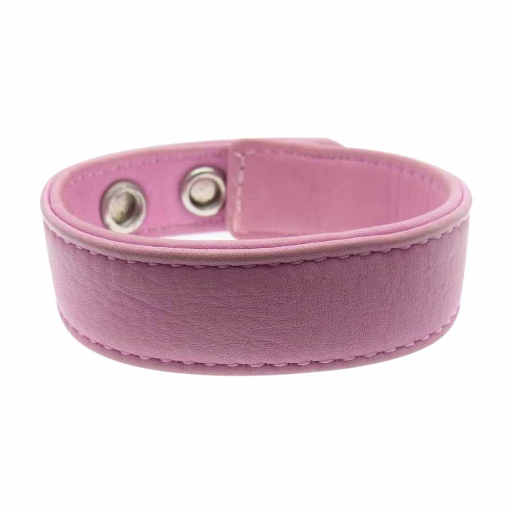 CHROME HEARTS クロムハーツ（原本無） 3BTN2SNP クロスボールボタン スナップ ブレスレット ピンク ロジウムコーティング ピンク系【中古】