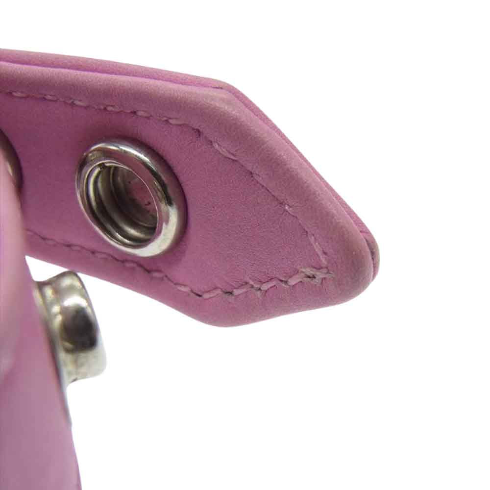 CHROME HEARTS クロムハーツ（原本無） 3BTN2SNP クロスボールボタン スナップ ブレスレット ピンク ロジウムコーティング ピンク系【中古】