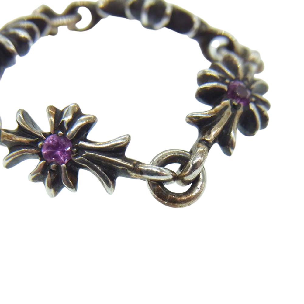 CHROME HEARTS クロムハーツ（原本無） TNY E CH PLUS タイニー E CHプラス リング ピンクサファイア 12号【中古】