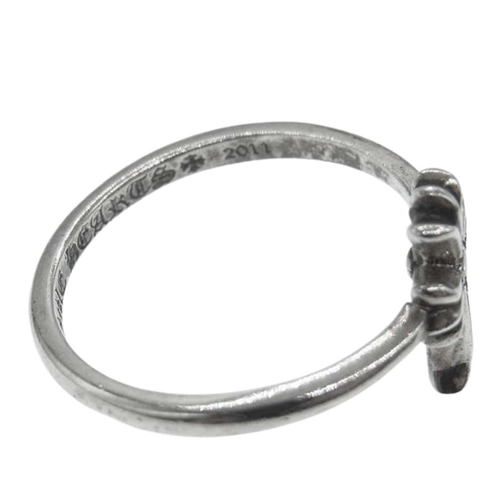 CHROME HEARTS クロムハーツ（原本無） BBBLGM CH CRS バブルガム クロス リング ダイヤ 9号【中古】