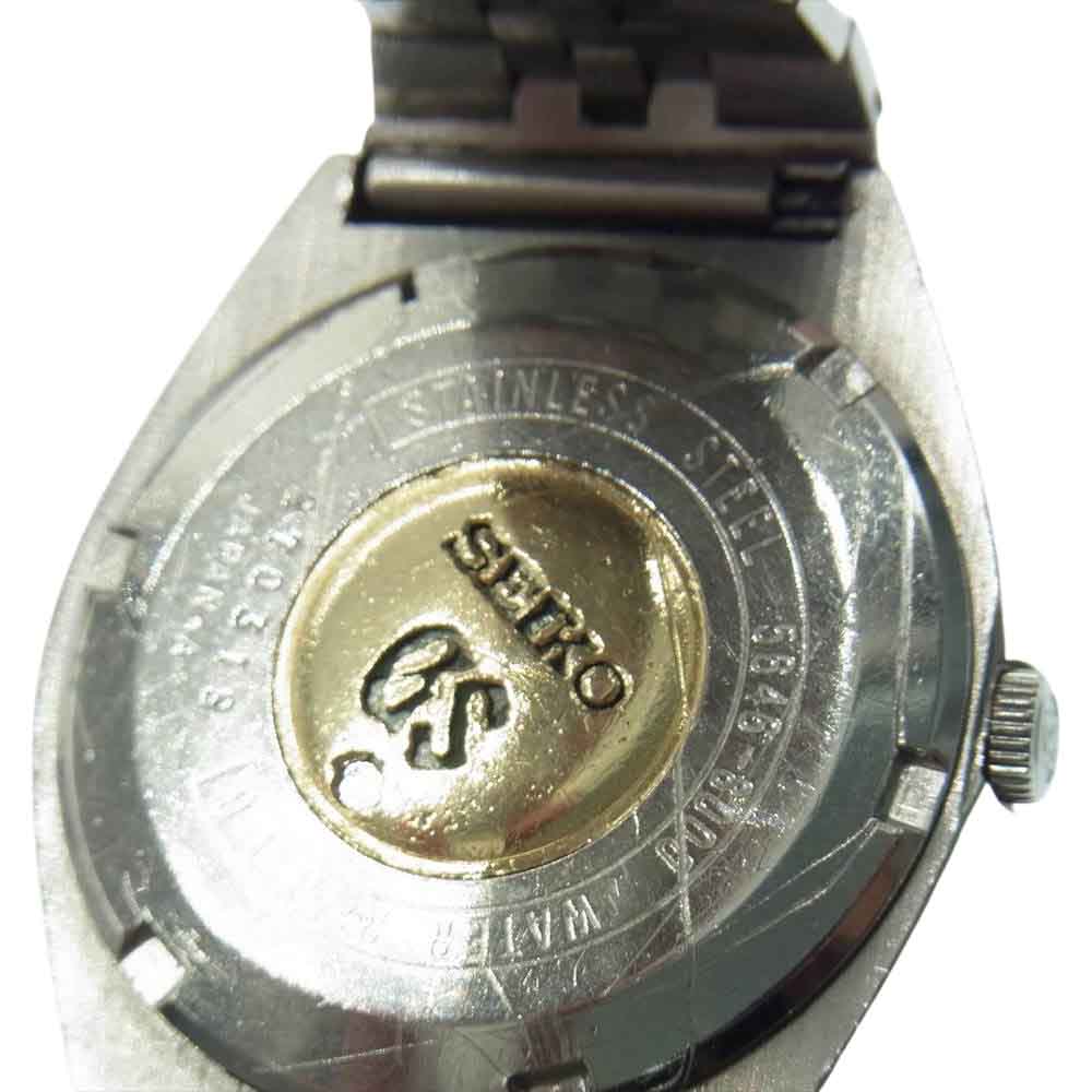 GRAND SEIKO グランドセイコー 5646-8000 メダイオン デイデイト 自動巻き 腕時計 ウォッチ シルバー系【中古】