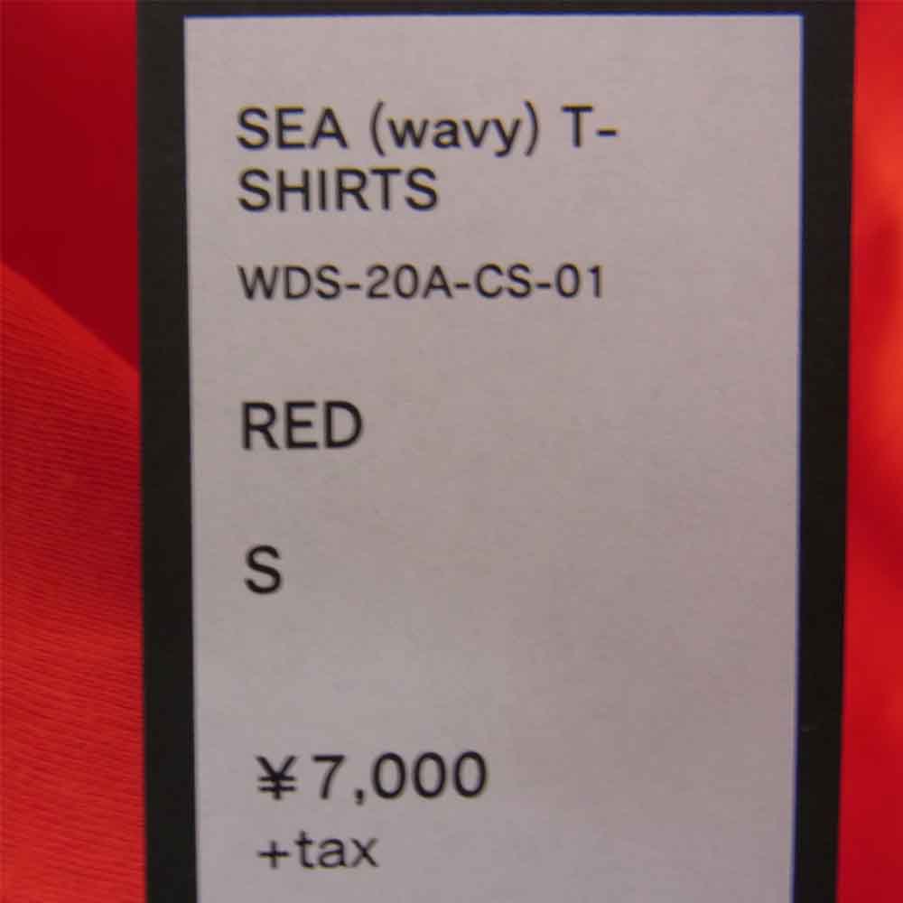 WIND AND SEA ウィンダンシー 20AW WDS-20A-CS-01 3500 レッド系 S【極上美品】【中古】