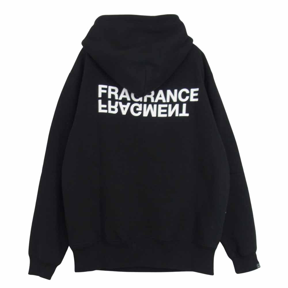 リトゥ × FRAGMENT FRAGRANCE HOODIE フラグメント フレグランス フーディ ブラック系 M【中古】