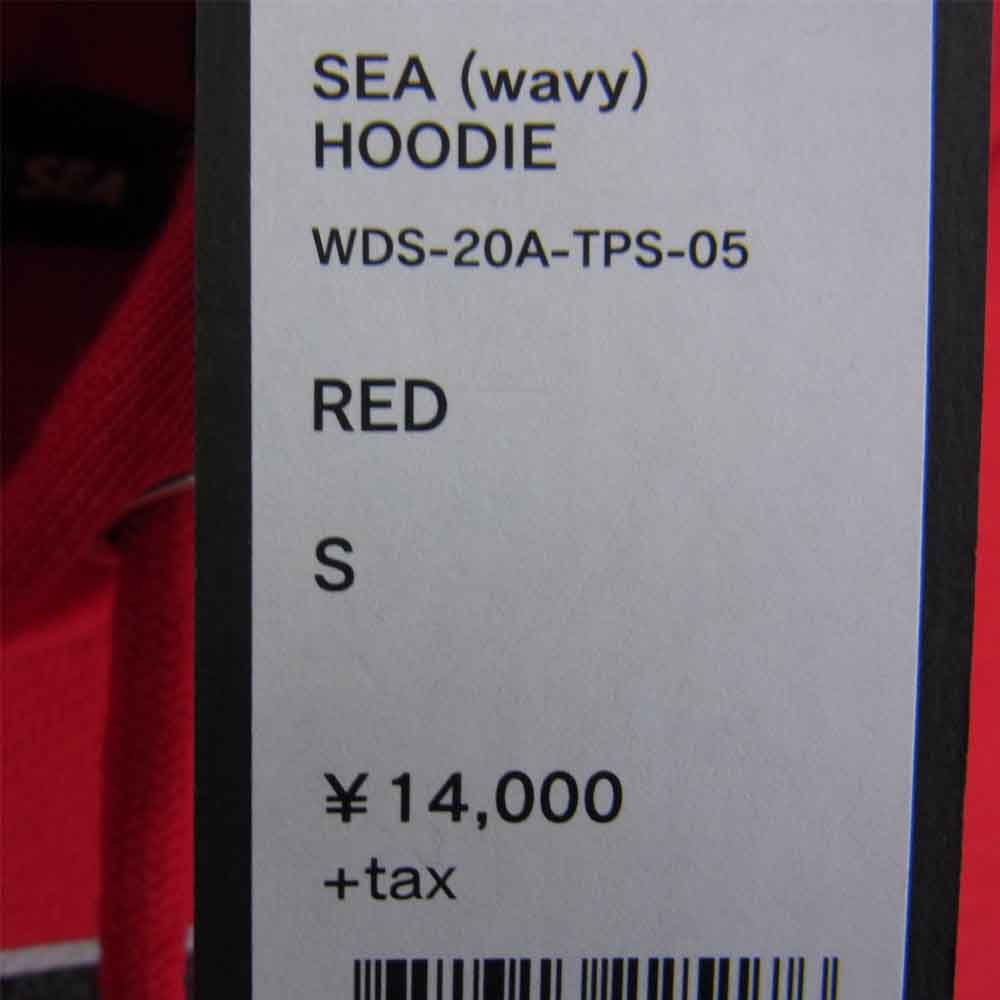 WIND AND SEA ウィンダンシー 20AW WDS-20A-TPS-05 HOODIE ロゴ プリント プルオーバー パーカー フーディ レッド系 S【新古品】【未使用】【中古】