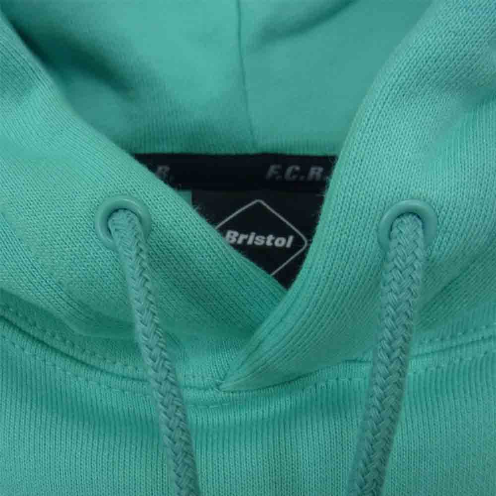 F.C.R.B. エフシーアールビー FCRB-212118 × X-girl SUPPORTER SWEAT HOODIE エックスガール サポーター スウェット フーディ ブルー系 S【新古品】【未使用】【中古】