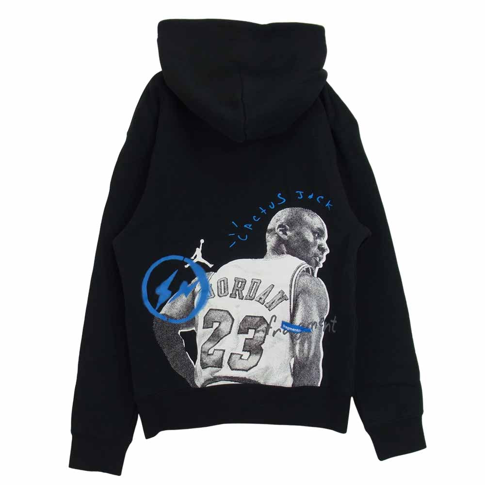 NIKE ナイキ FRAGMENT Travis Scott DJ0615-010 Hoodie フラグメント トラヴィススコット フーディ ブラック系 XS【新古品】【未使用】【中古】