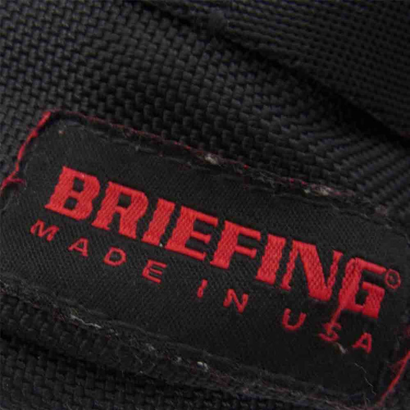 BRIEFING ブリーフィング USA製 ナイロン ウエスト バッグ ブラック系【中古】