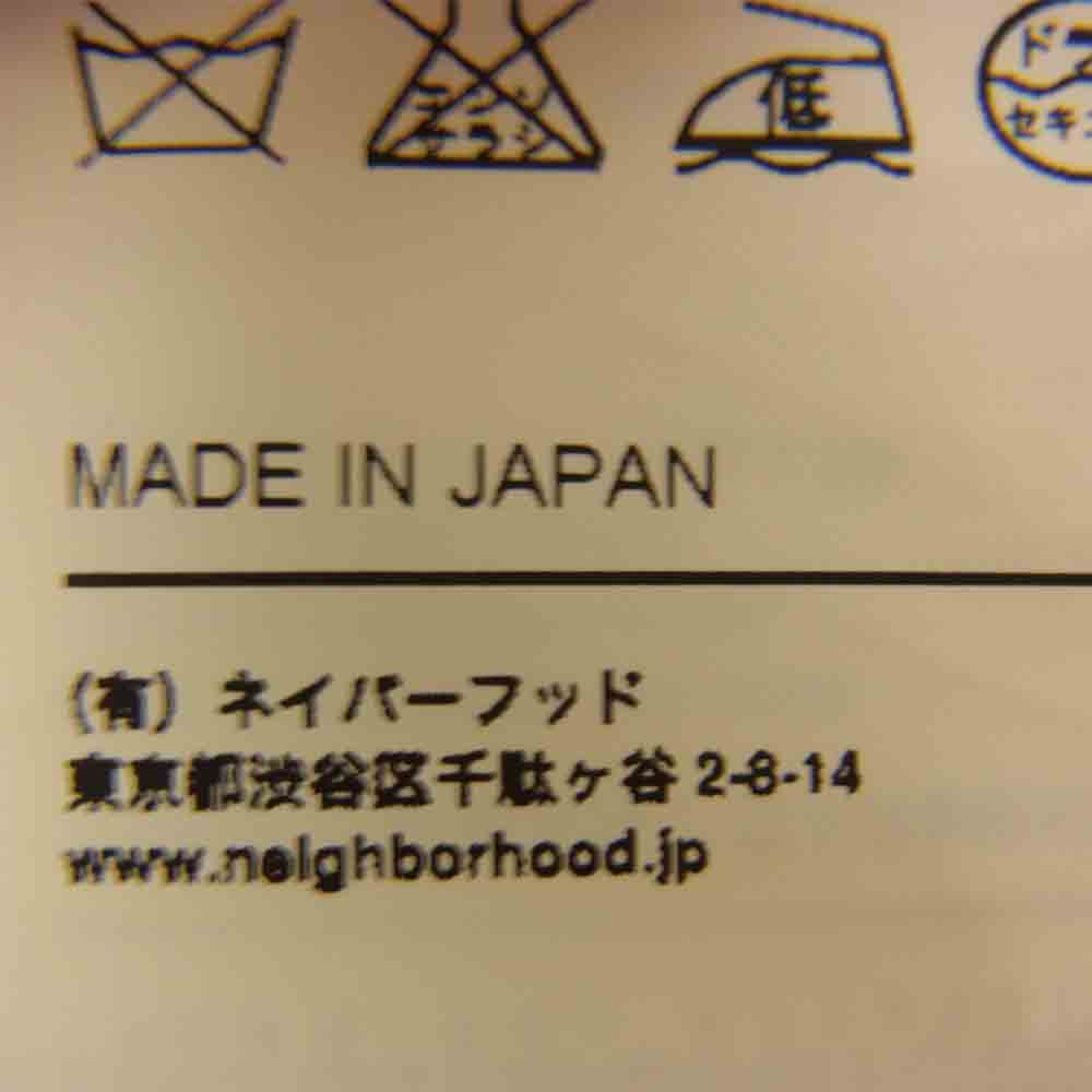 NEIGHBORHOOD ネイバーフッド 121BENH-SHM05 CHANNEL 7/C-SHIRT.LS チャンネル 7 ニット 切替 ストライプ シャツ ブラック系 M【中古】