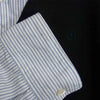 NEIGHBORHOOD ネイバーフッド 121BENH-SHM05 CHANNEL 7/C-SHIRT.LS チャンネル 7 ニット 切替 ストライプ シャツ ブラック系 M【中古】