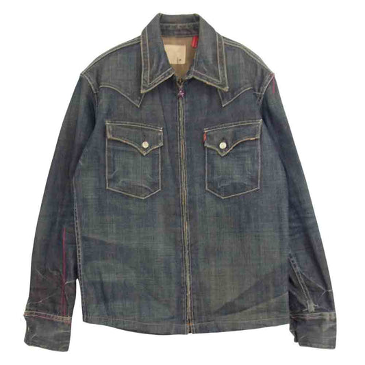 Levi's リーバイス red loop デニム ジップ ジャケット 70544-03 0703 ブルー系 M【中古】