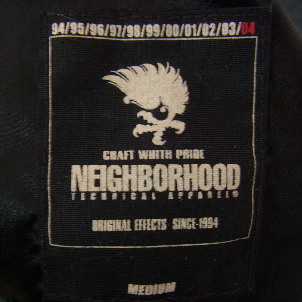 NEIGHBORHOOD ネイバーフッド 04TRNH-JK リバーシブル ナイロン ジャケット 刺繍 ブラック系 M【中古】